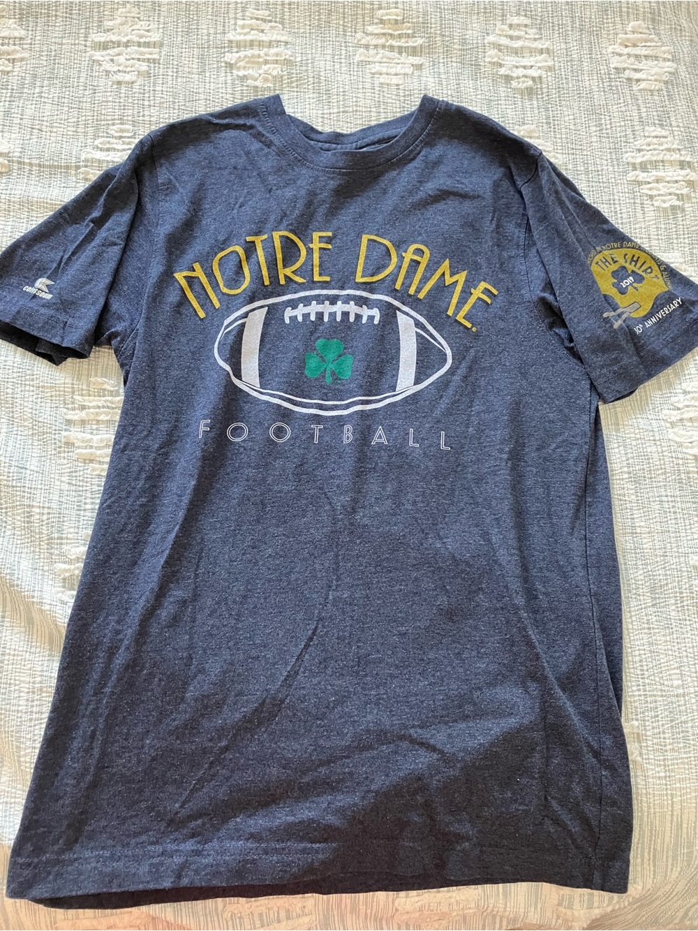 Navy Notre Dame Football Tee the shirt 2019 collectible